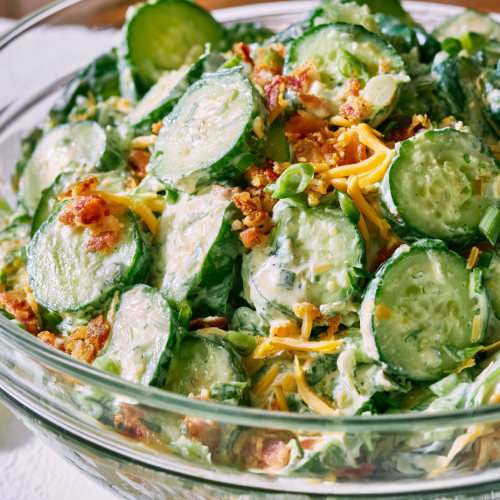 Million Dollar Cucumber Salad