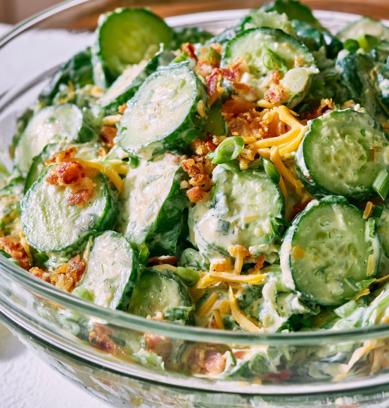 Million Dollar Cucumber Salad