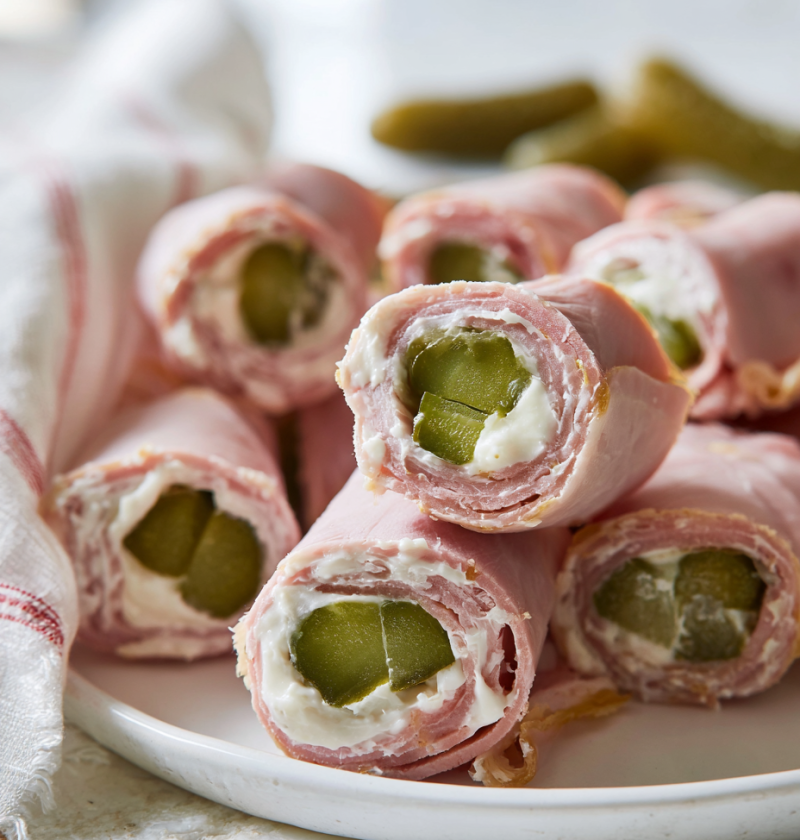 Ham Pickle Roll Ups