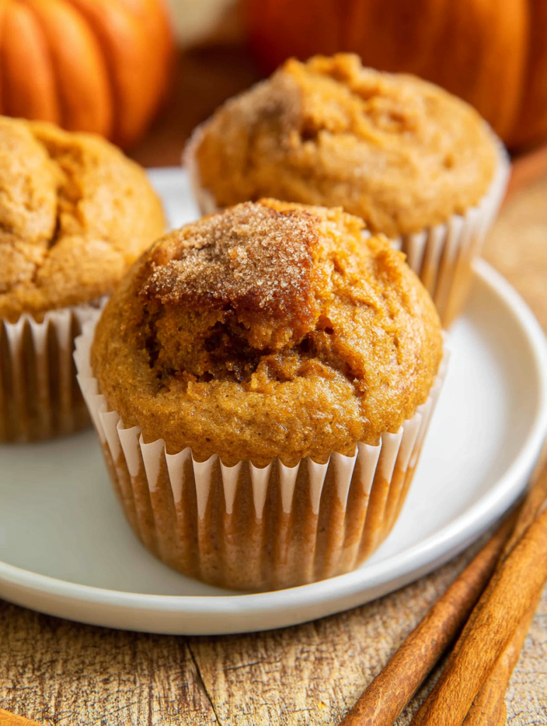 2 Ingredient Pumpkin Muffins