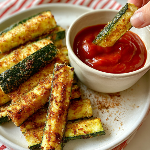 Baked Zucchini Spears