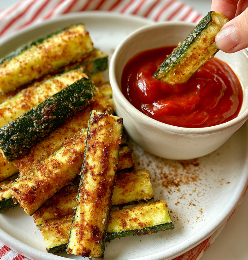 Baked Zucchini Spears