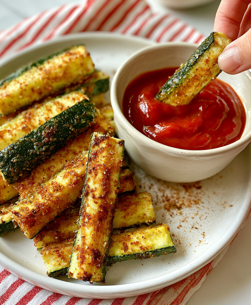 Baked Zucchini Spears