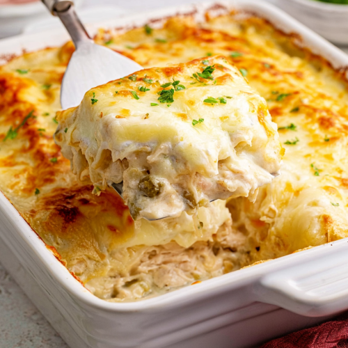 White Chicken Enchiladas