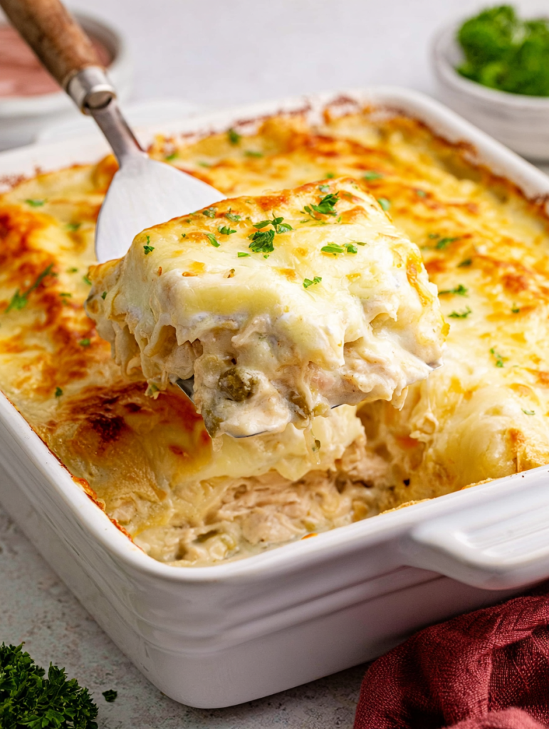 White Chicken Enchiladas