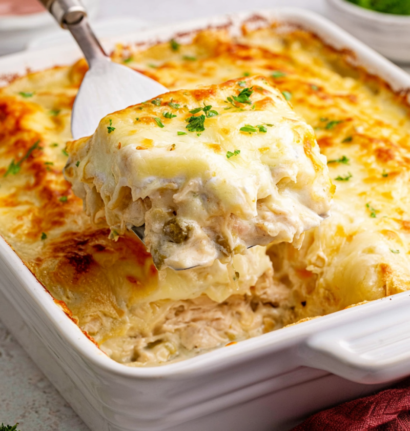 White Chicken Enchiladas