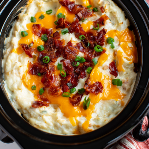 Slow Cooker Loaded Potato Bake