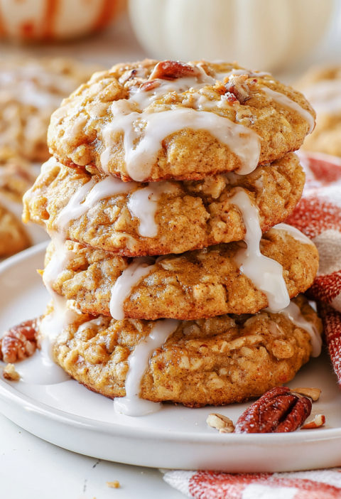 Pumpkin Oatmeal Cookies