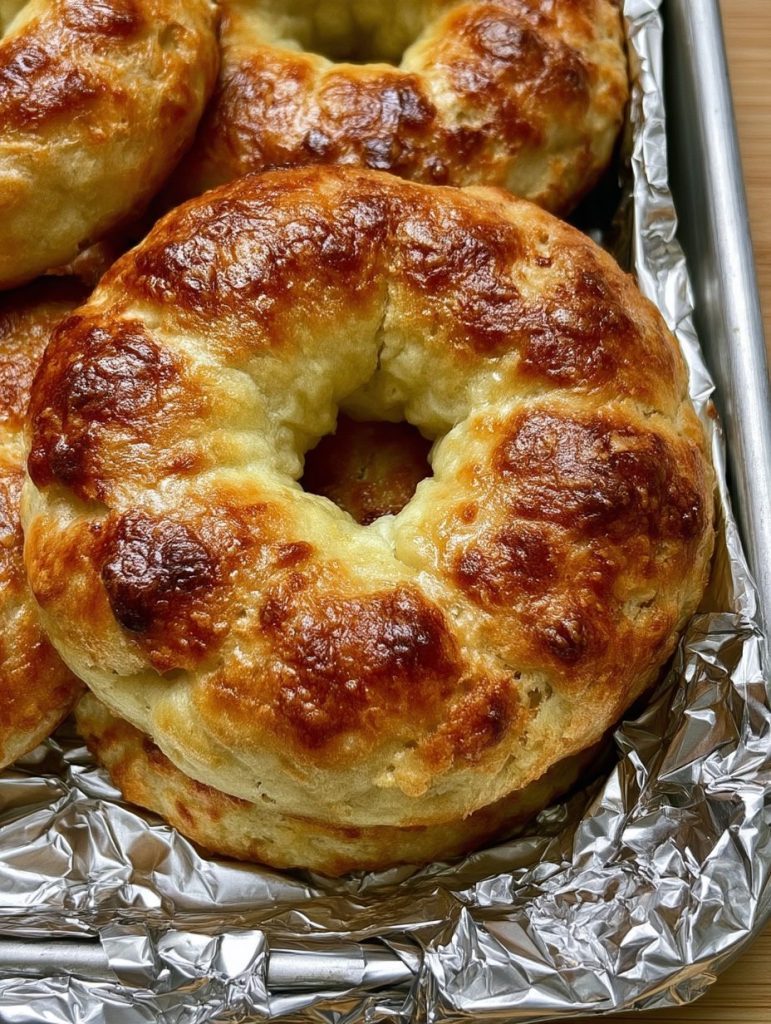 2-Ingredient Yogurt Bagels