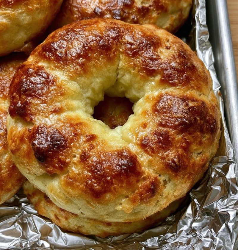 2-Ingredient Yogurt Bagels