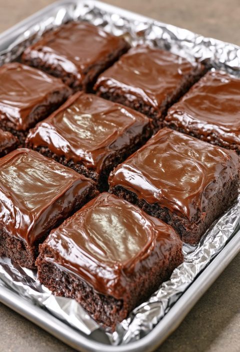 4-Ingredient Lunch Lady Brownies