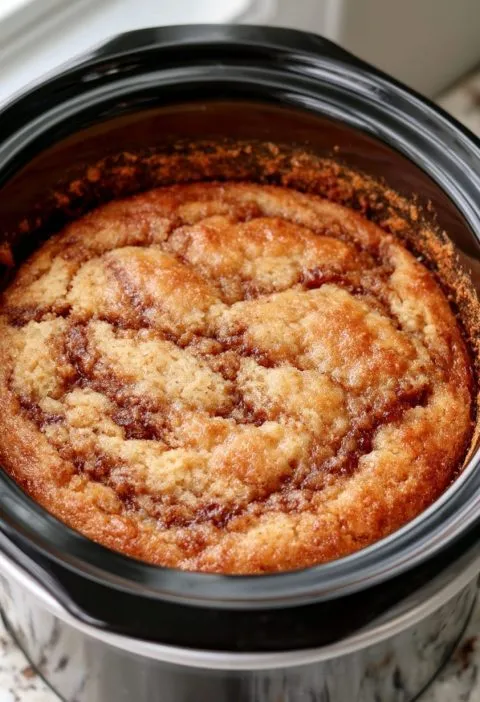 Slow Cooker 3-Ingredient Chai Latte Cake