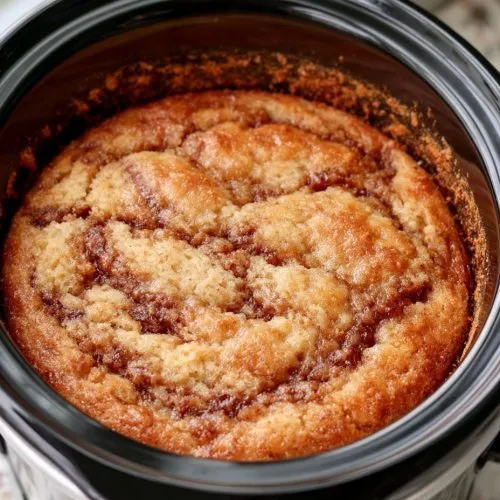 Slow Cooker 3-Ingredient Chai Latte Cake