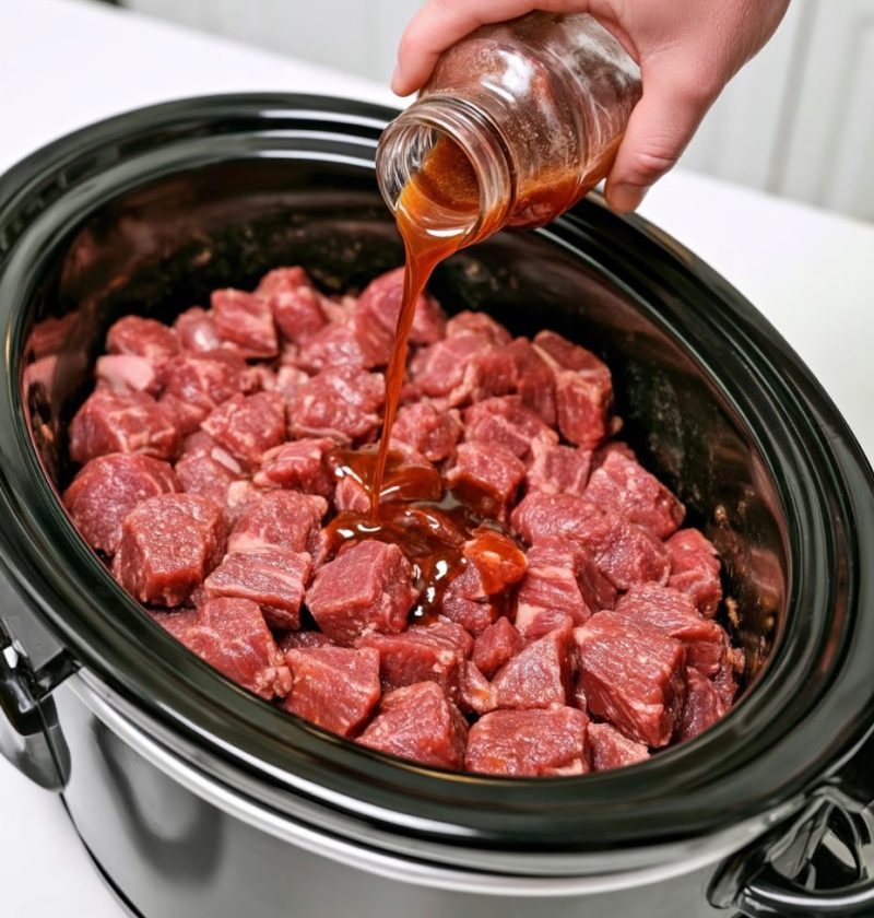 Slow Cooker Amish-Style French Beef and Noodles