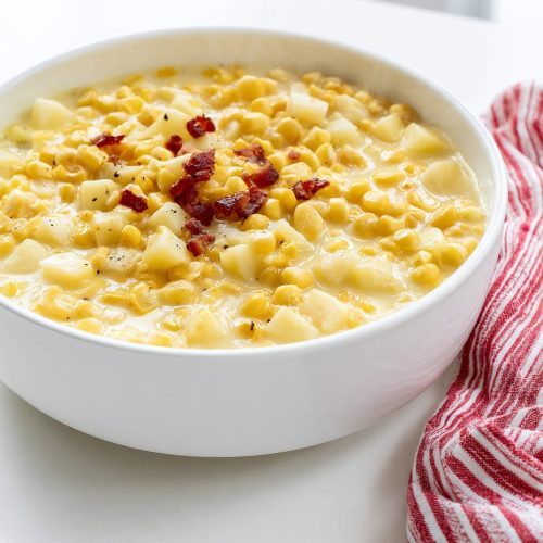 Slow Cooker 4-Ingredient Corn Chowder