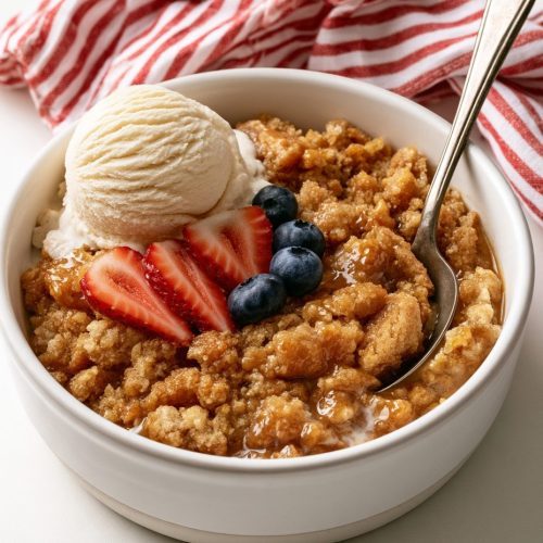 3-Ingredient Slow Cooker Sugar Cone Dessert
