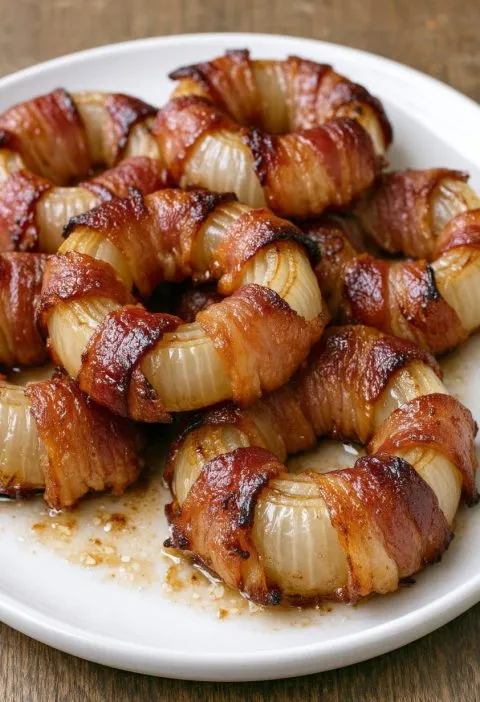 Low Carb 3-Ingredient Bacon Onion Bakes