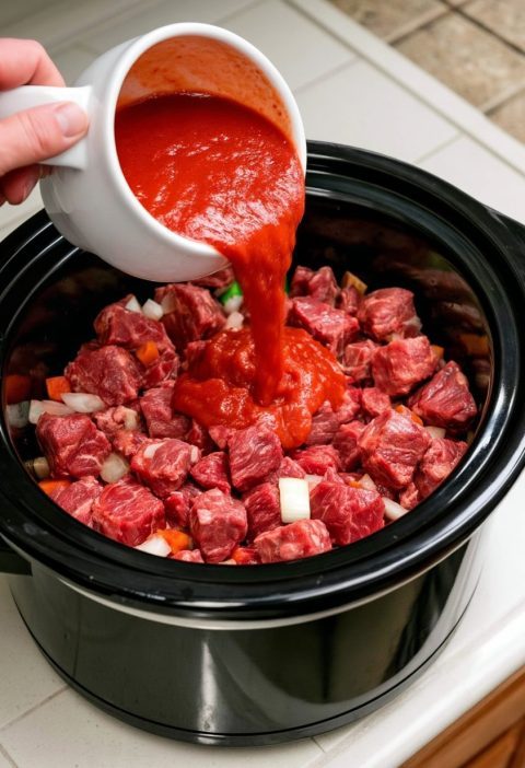 Slow Cooker 4-Ingredient Amish 5-Hour Stew