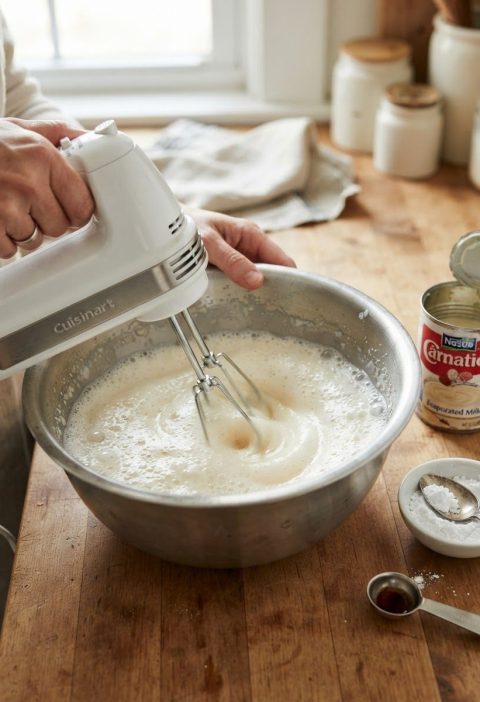 I Whipped a Freezing Cold Can of Evaporated Milk Instead of Heavy Cream. Here's What Happened