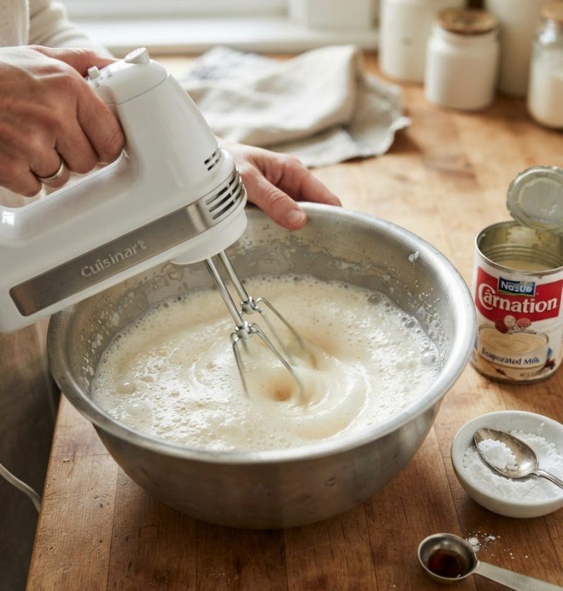 I Whipped a Freezing Cold Can of Evaporated Milk Instead of Heavy Cream. Here's What Happened