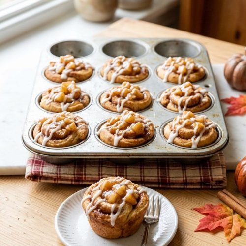 2-ingredient apple pie cups