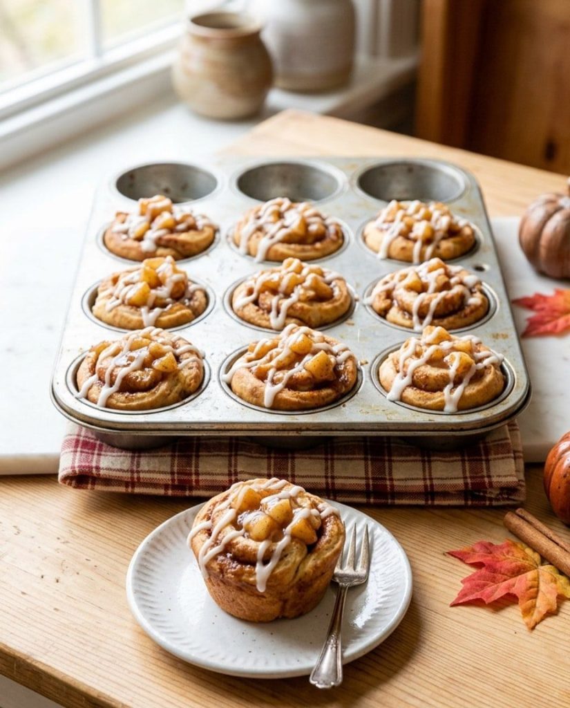 2-ingredient apple pie cups