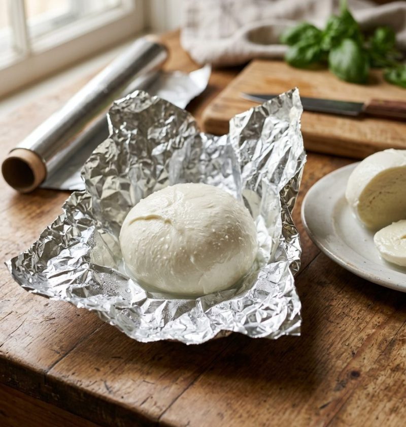 I Wrapped Fresh Cheese in Foil and Stored It for 2 Weeks. Here's What Happened