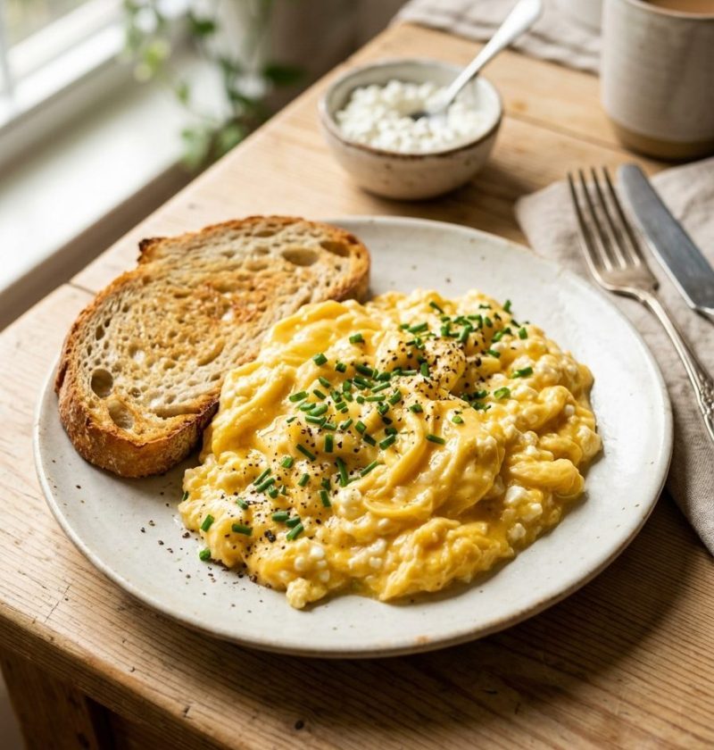 I Mixed Cottage Cheese Into My Raw Eggs Before Scrambling. 5 Minutes Later, Here's What Happened
