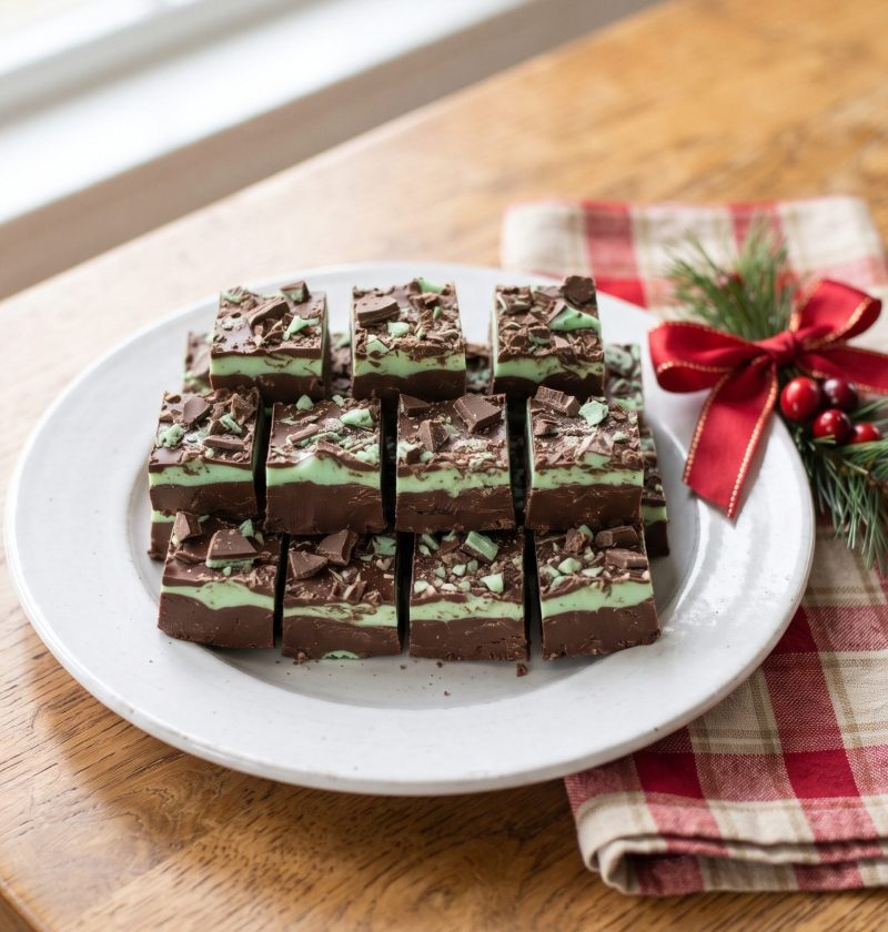 Andes mint fudge
