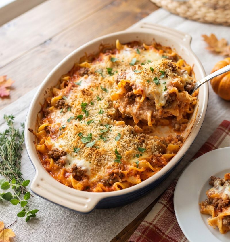 Beef Lombardi Casserole