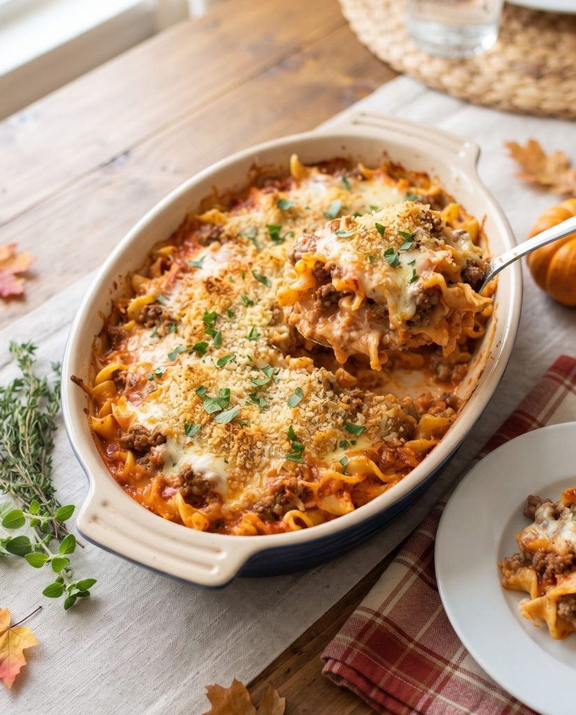 Beef Lombardi Casserole