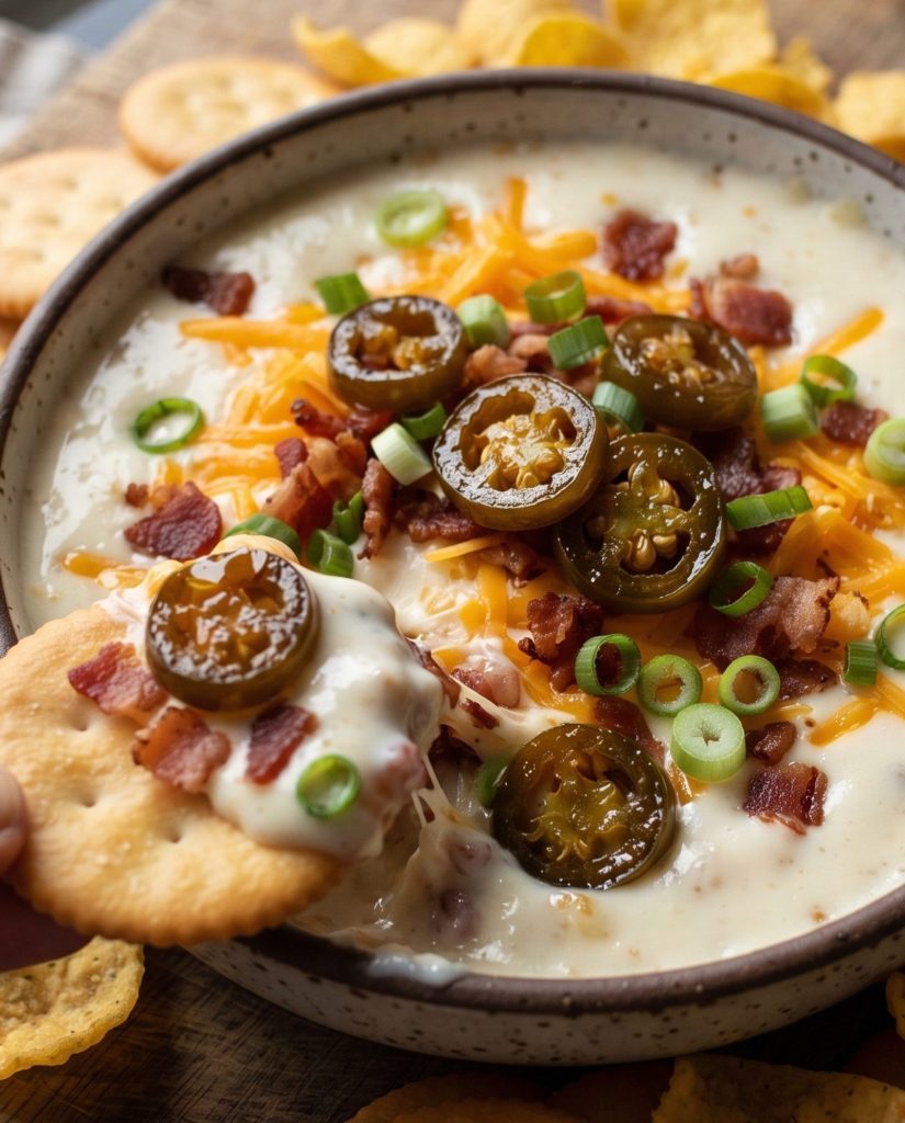 Candied cowboy dip with crackers