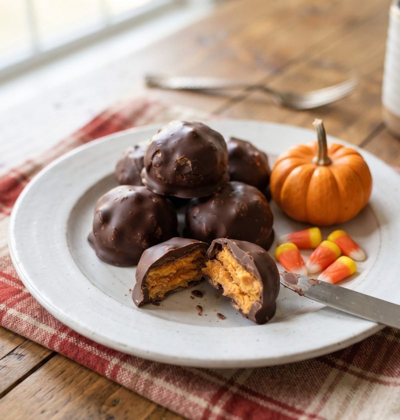 Homemade Butterfinger bites