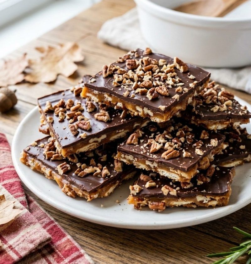 Christmas crack saltine toffee