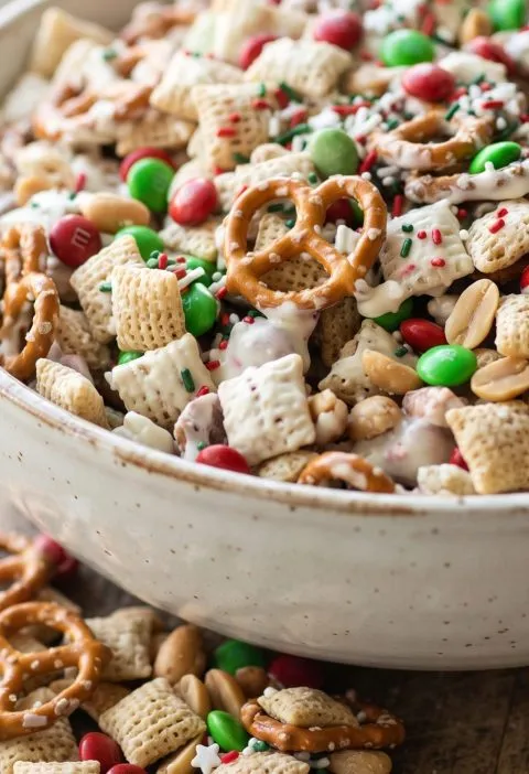 Christmas crack snack mix