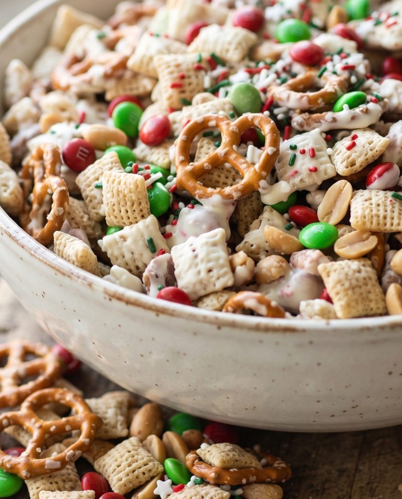 Christmas crack snack mix