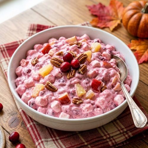 Cranberry fluff salad