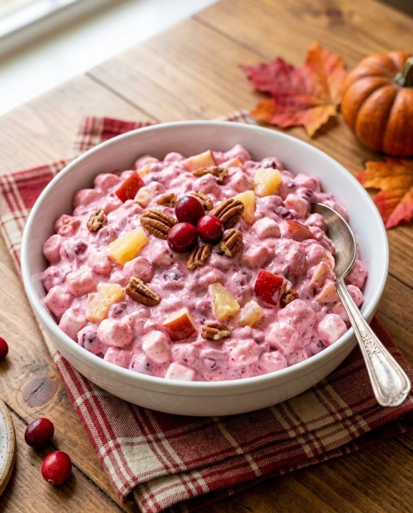Cranberry fluff salad