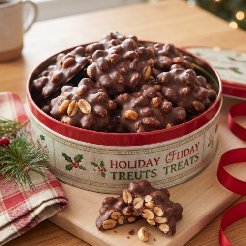 Crockpot peanut clusters