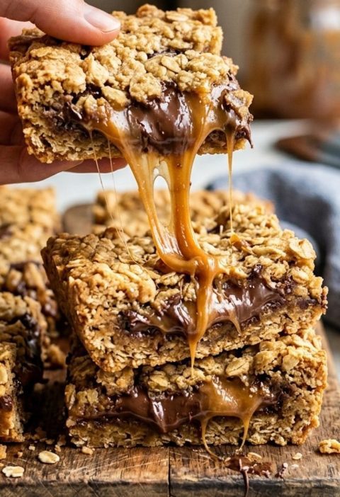 Carmelitas oatmeal caramel bars