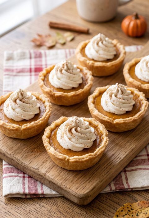 Easy mini pumpkin pies