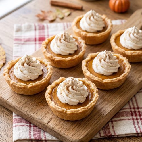 Easy mini pumpkin pies