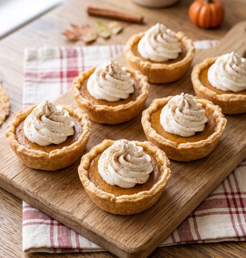 Easy mini pumpkin pies