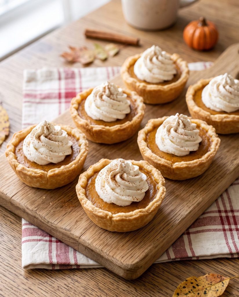 Easy mini pumpkin pies