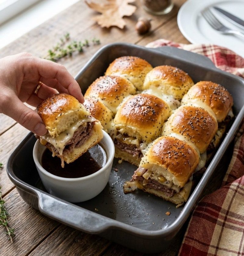 French dip sliders