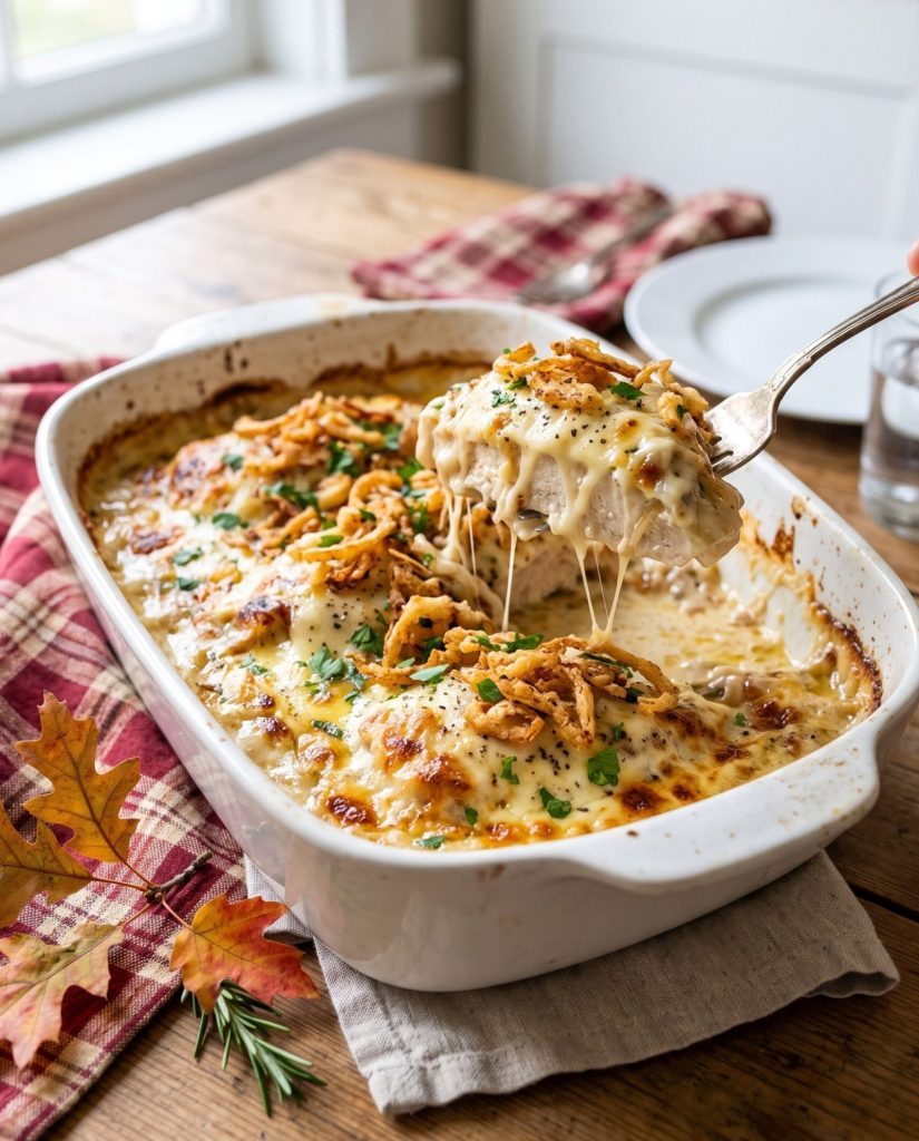 French onion chicken bake