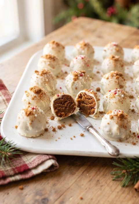 Gingerbread truffles