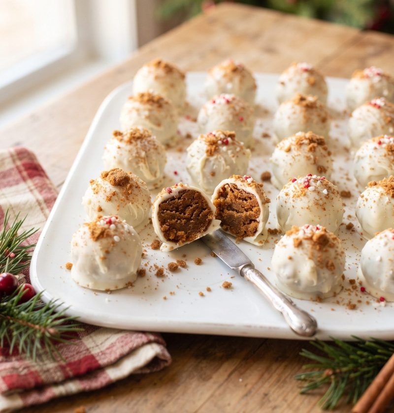 Gingerbread truffles