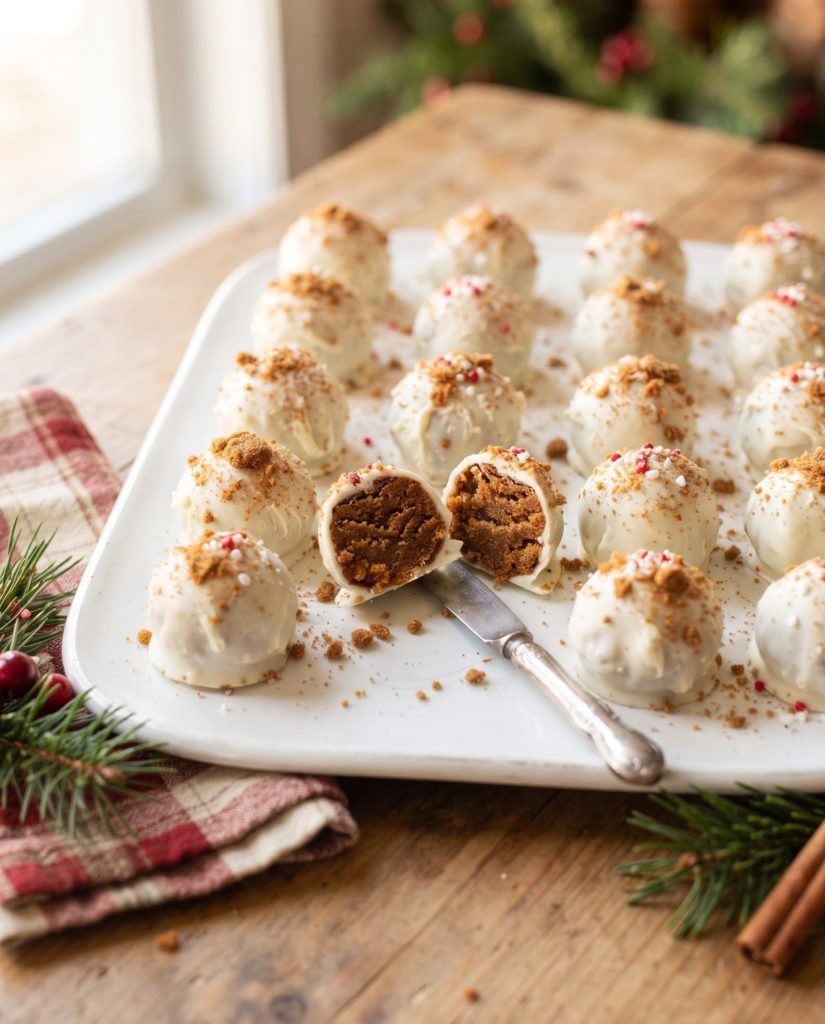Gingerbread truffles