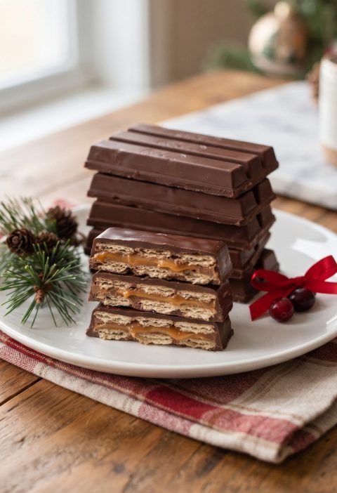 Homemade Kit Kat bars